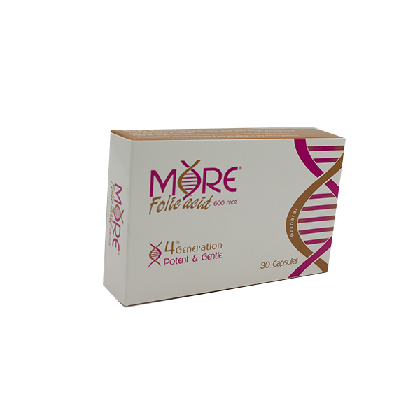 More Folic Acid 600 Mg, 30 Capsule